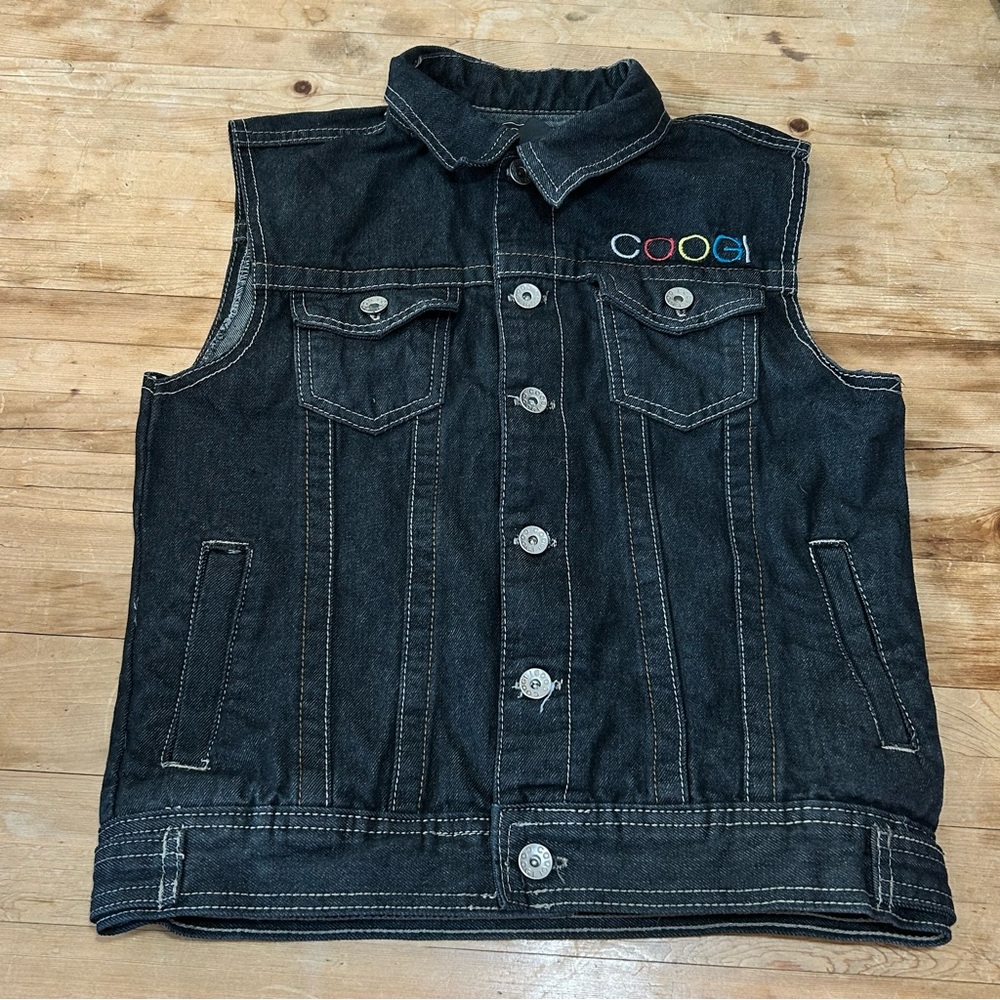 Kids COOGI Black Denim Vest 12